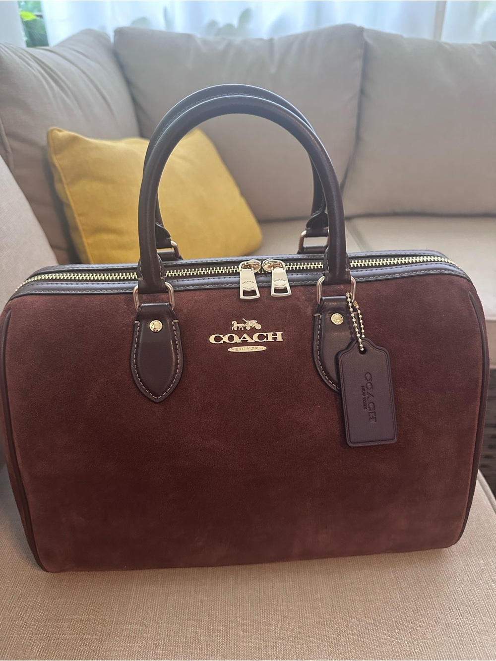 Coach Outlet Rowan Large Satchel Bag - Picture 3 of 10